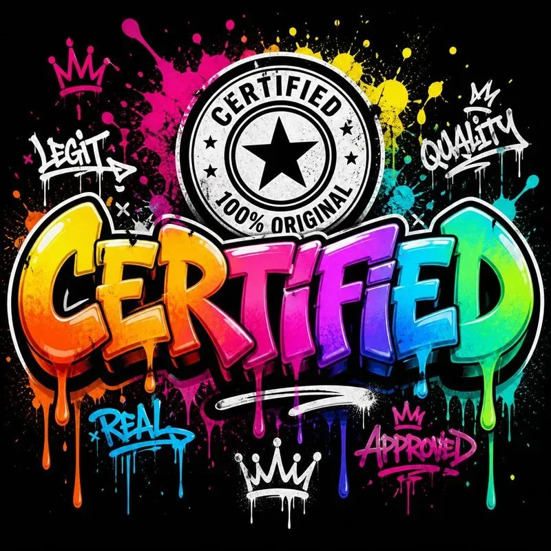 Graffiti Badge Typography Streetwear
