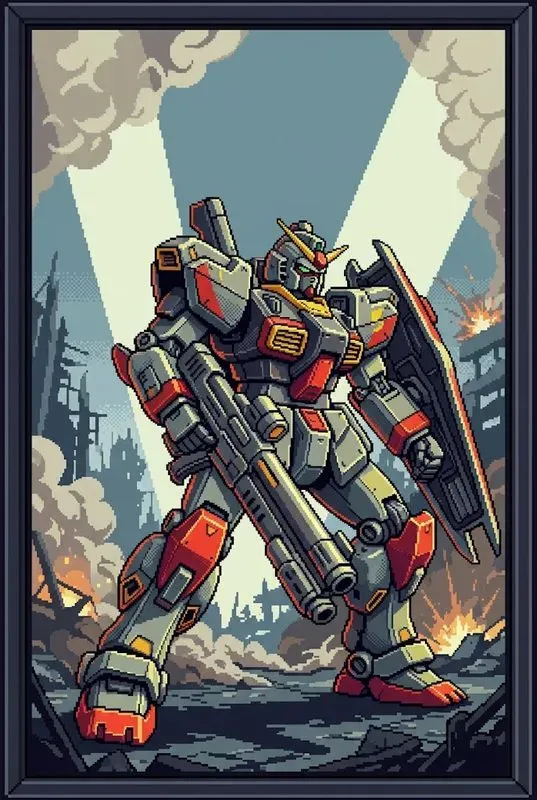 16bit Pixel Art Poster Studios