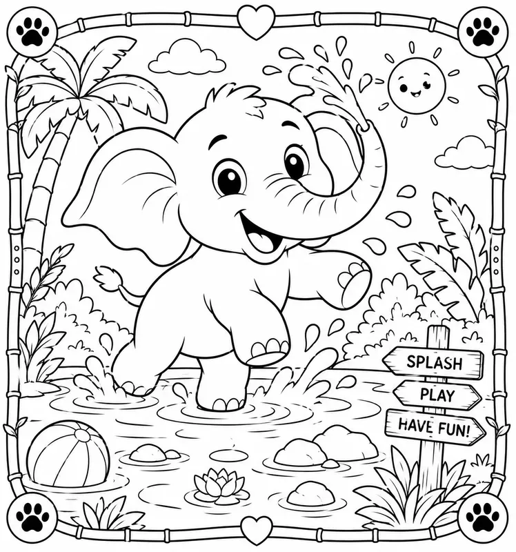 Premium Kids Coloring Book Pages