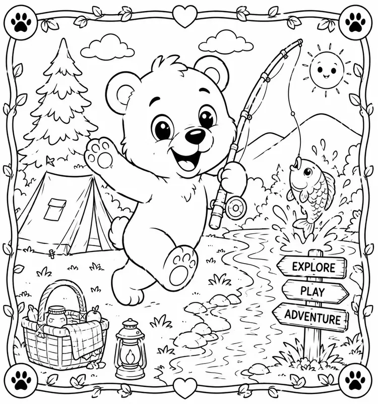 Premium Kids Coloring Book Pages