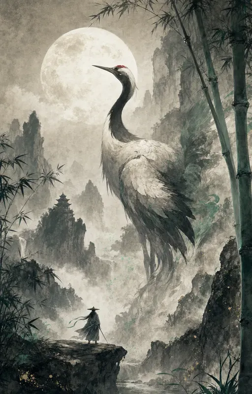 Ink Scroll Fantasy Illustrations