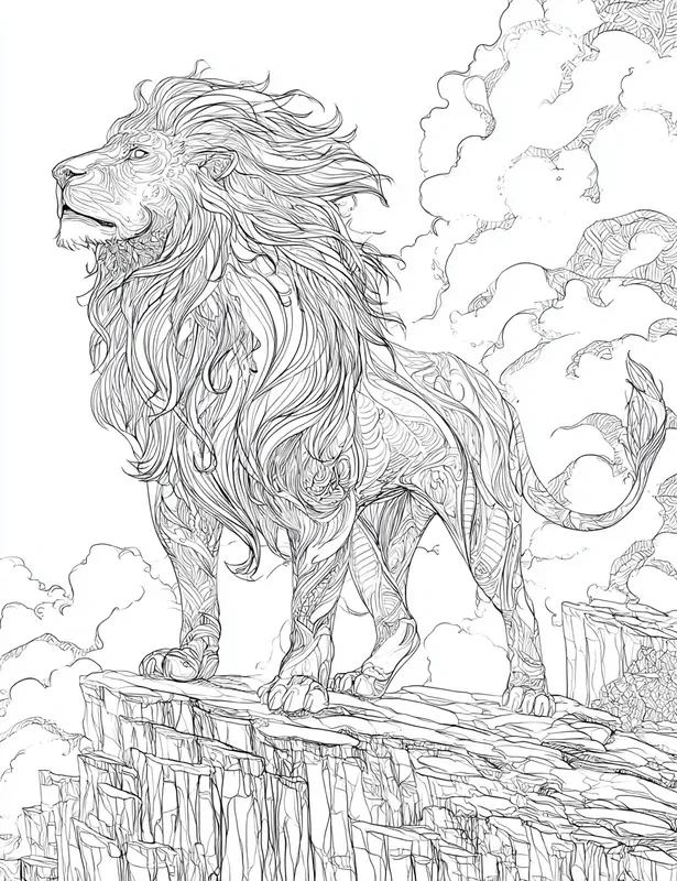 Mythical Coloring Book Pages