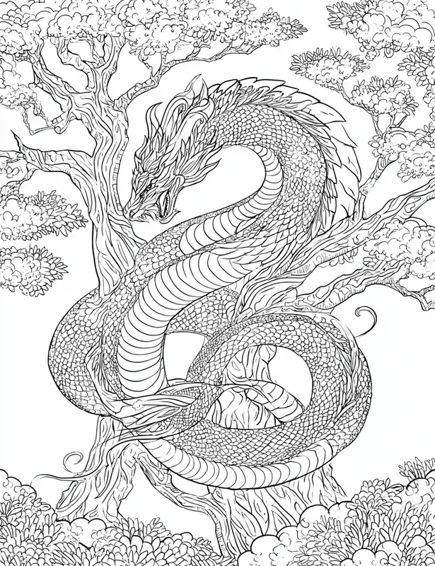 Mythical Coloring Book Pages