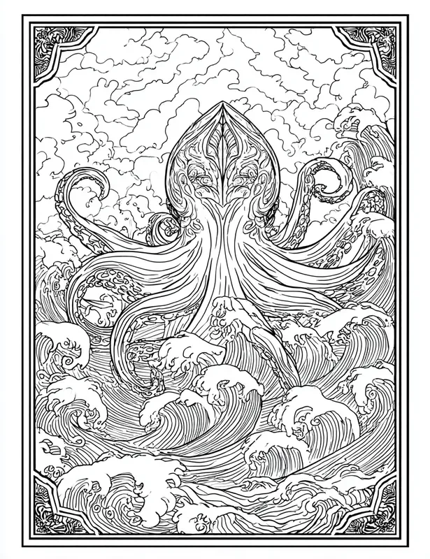 Mythical Coloring Book Pages
