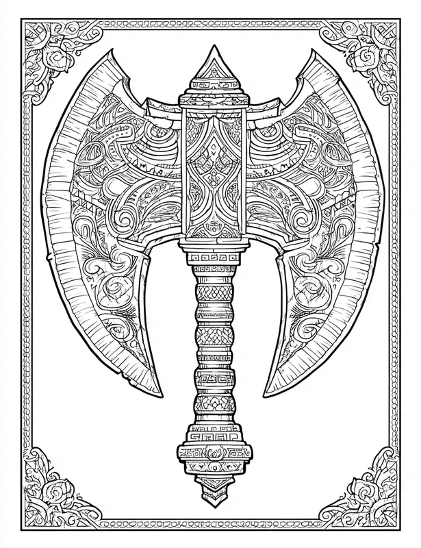 Mythical Coloring Book Pages