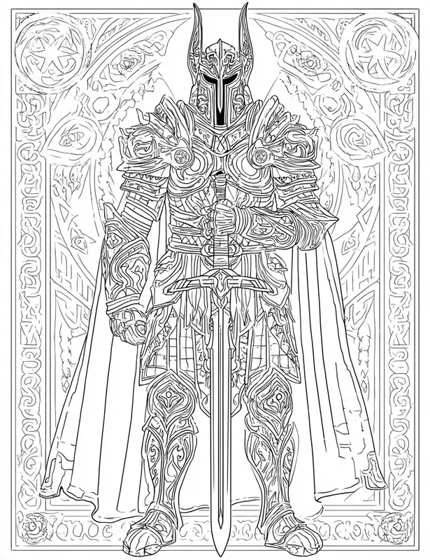 Mythical Coloring Book Pages