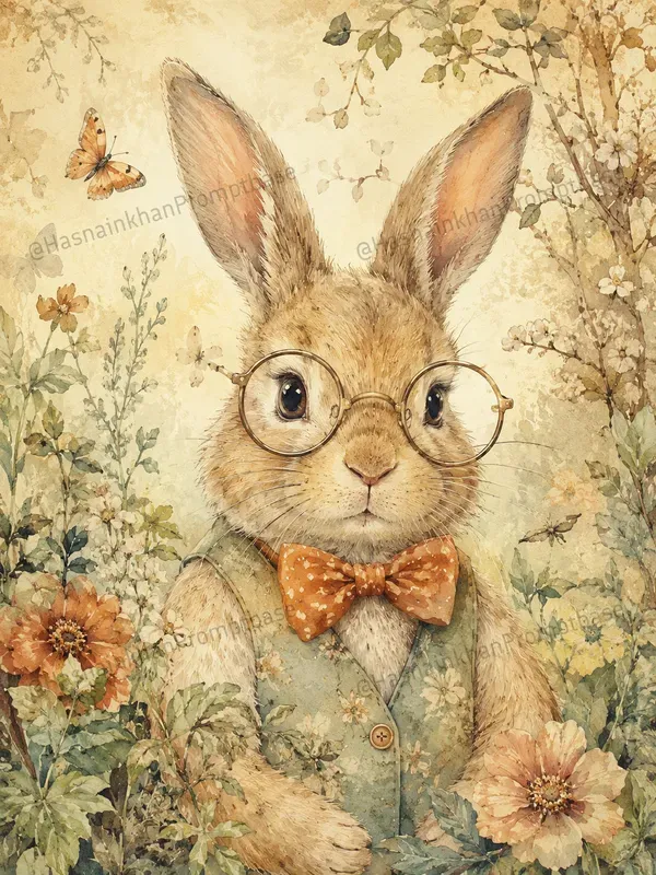 Whimsical Animal Junk Journal Pages