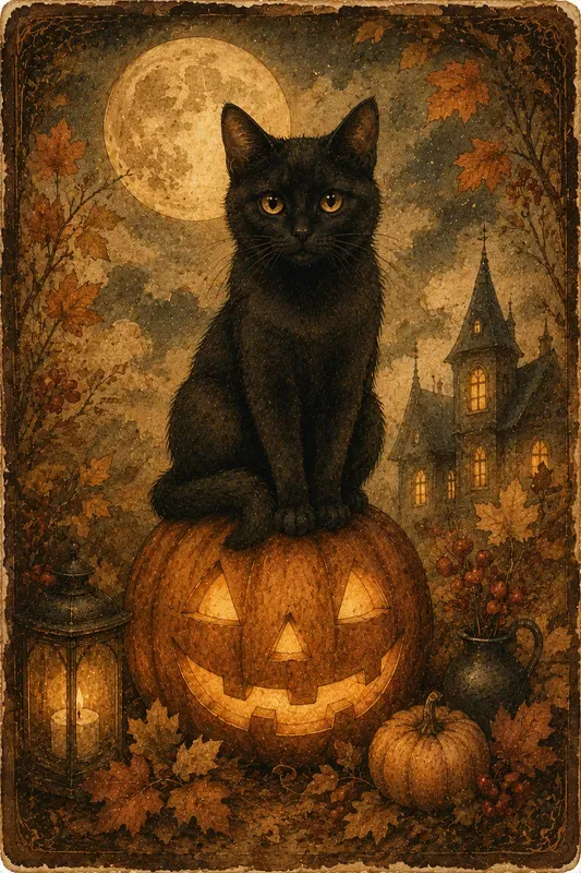 Vintage Witch Watercolor Illustrations