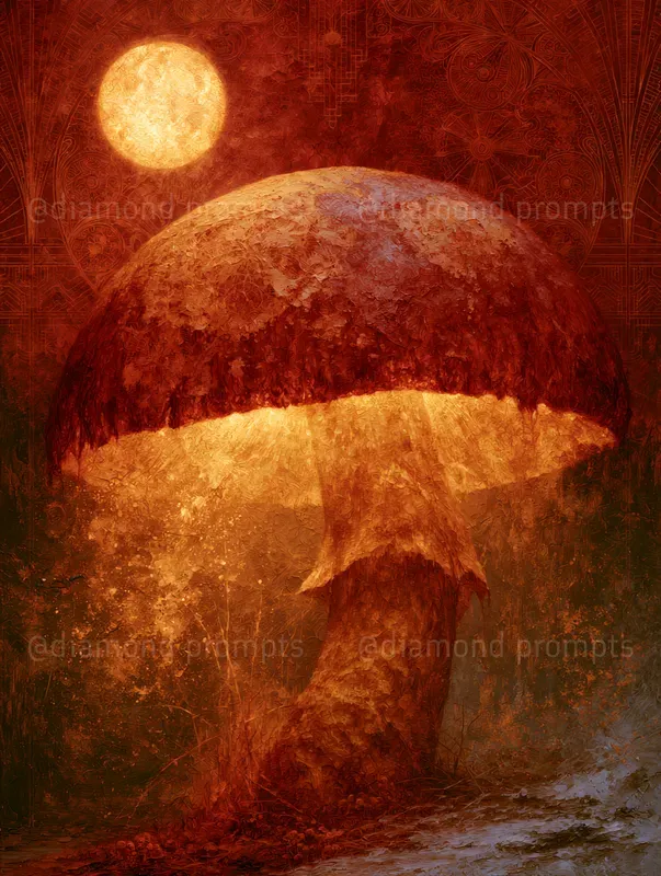 Dreamlike Crimson Portraits