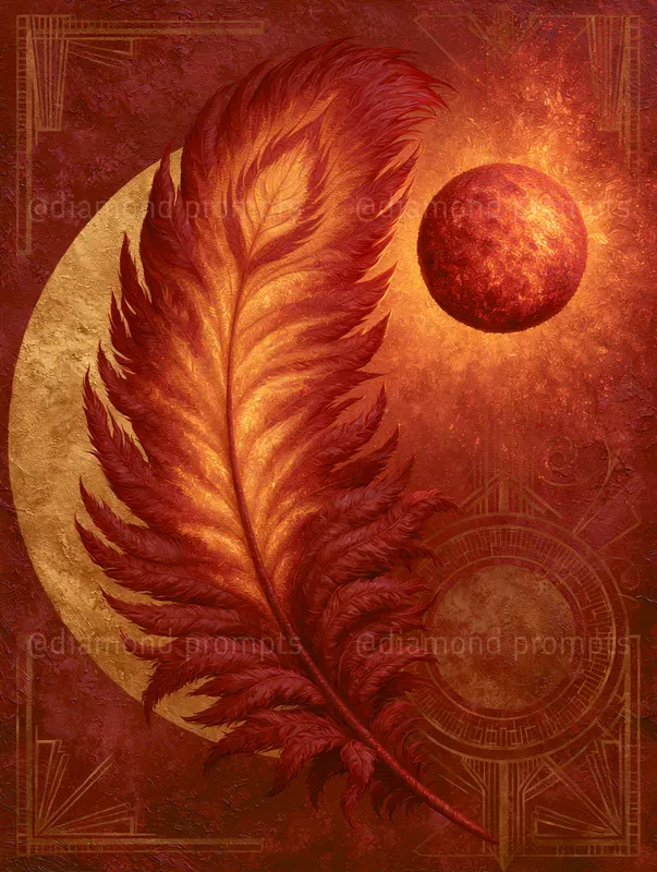 Dreamlike Crimson Portraits