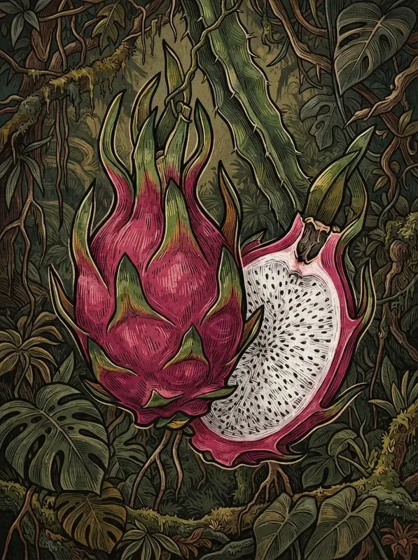 Botanical Ink Hatching Posters