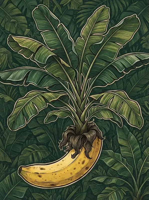 Botanical Ink Hatching Posters