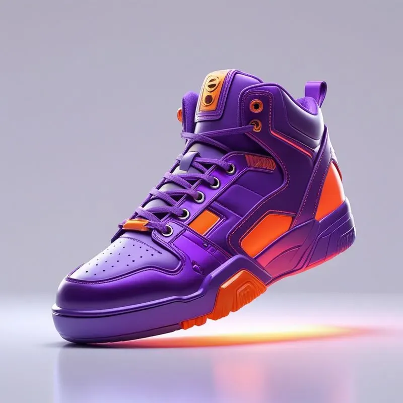 3D Cyber Hypebeast Sneaker Cliparts
