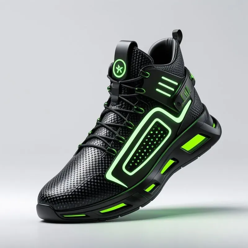 3D Cyber Hypebeast Sneaker Cliparts