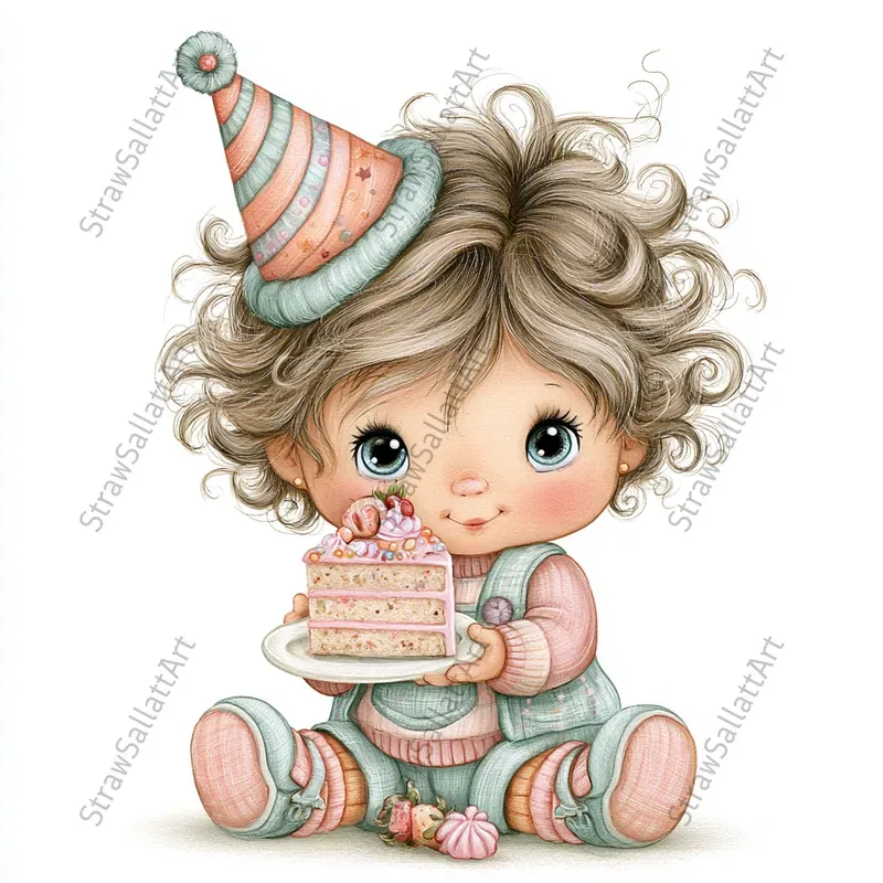 Etsy Kids Birthday Card Clipart Tshirts