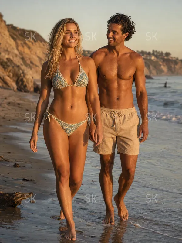 Cinematic Beach Fashion Photography