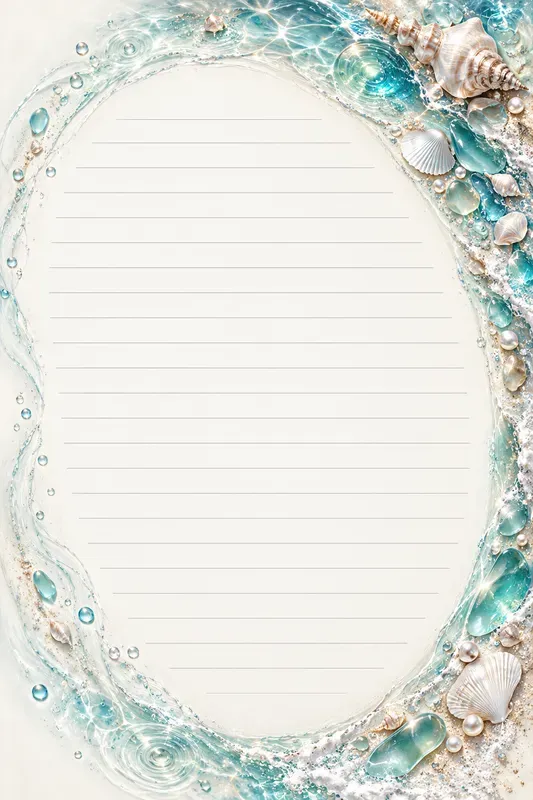 Ocean Tide Journal Pages