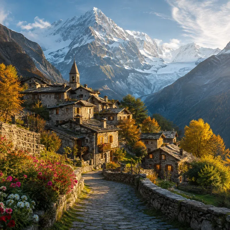 Cinematic Alpine Travel Scenes