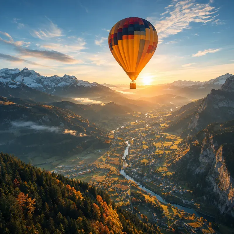 Cinematic Alpine Travel Scenes