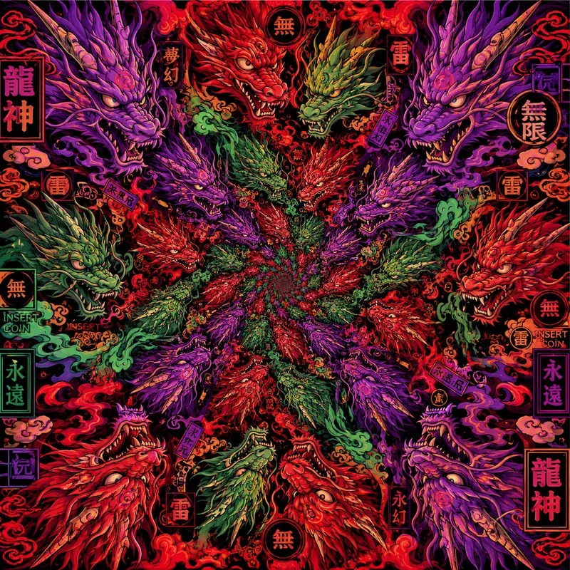 Viral Hypnotic Spiral Character Art