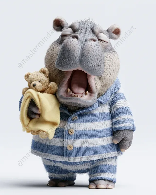 Bedtime 3D Animal Characters