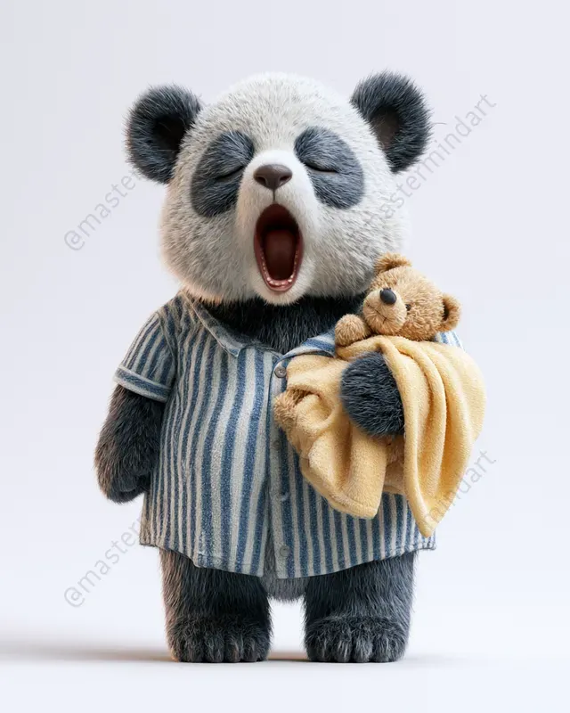 Bedtime 3D Animal Characters