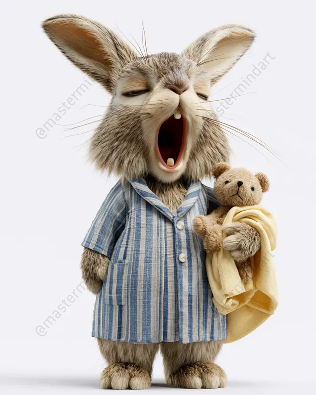 Bedtime 3D Animal Characters