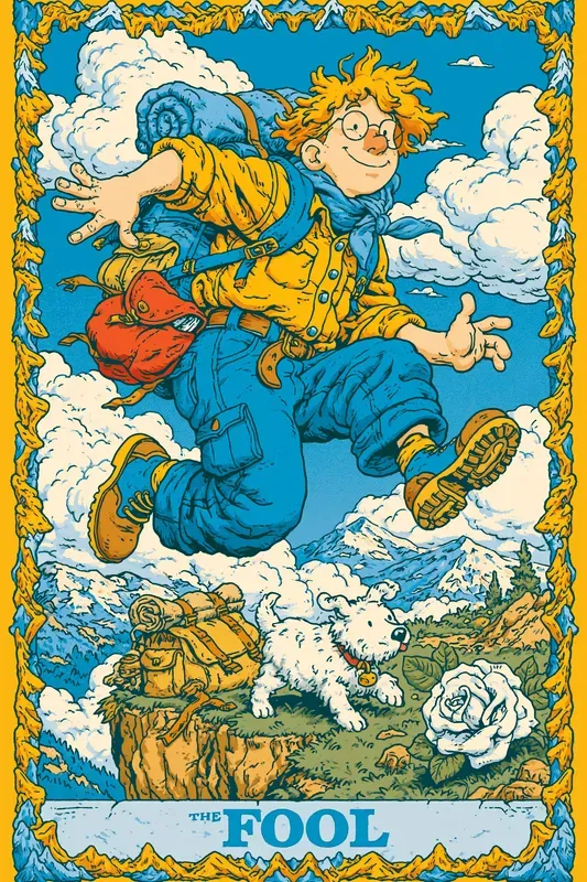Cartoon Tarot Card Art Studios