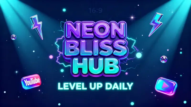 3D Cute YouTube Banners