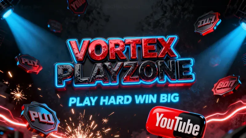 3D Cute YouTube Banners