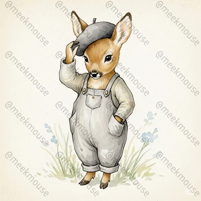 Whimsical Painter Animals