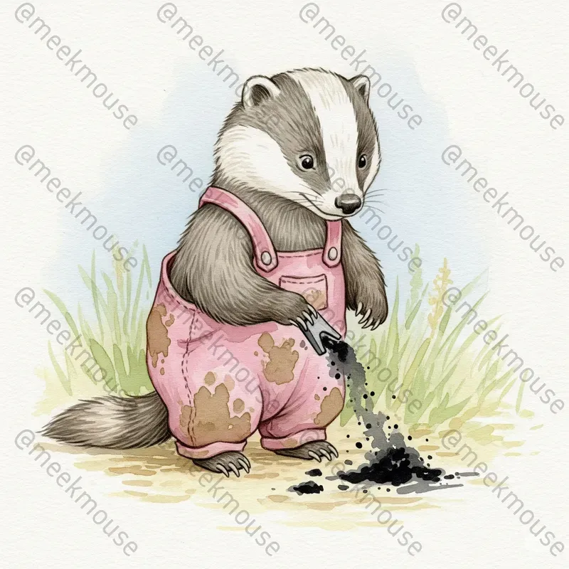 Whimsical Painter Animals