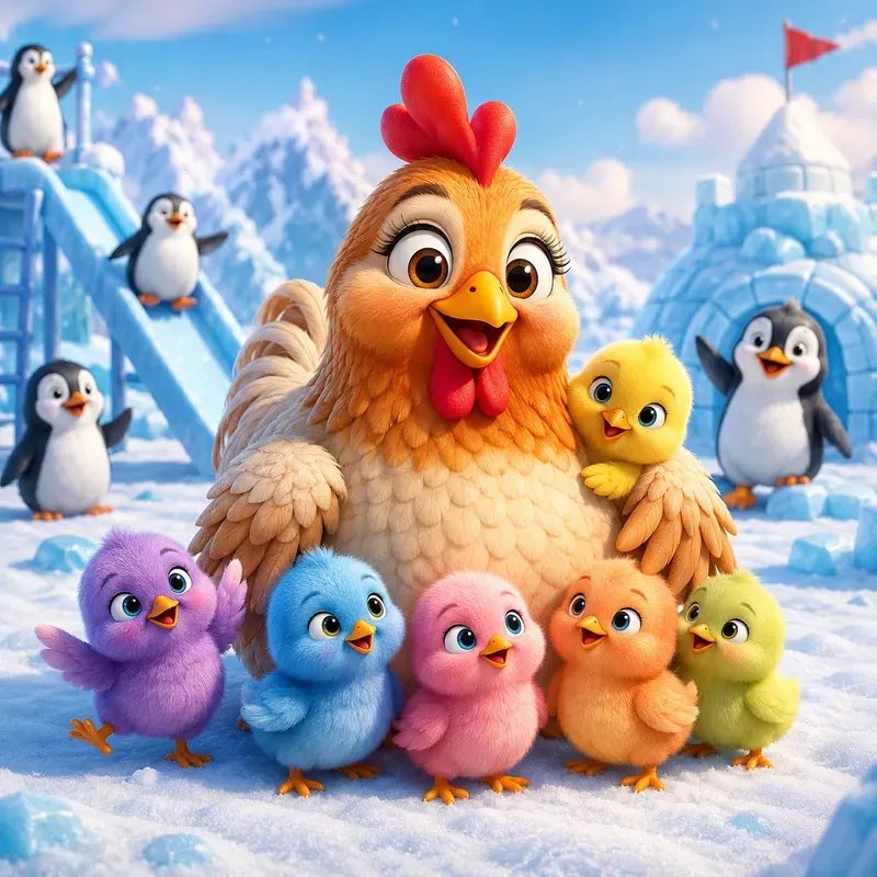 Whimsical Animal Family Adventures