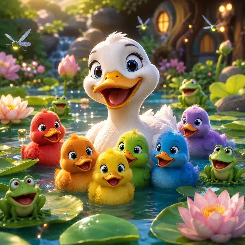 Whimsical Animal Family Adventures