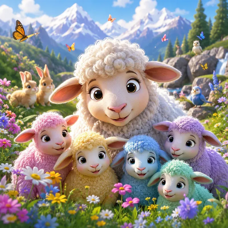 Whimsical Animal Family Adventures
