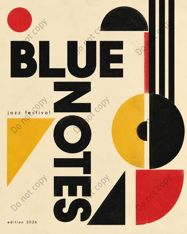 Bauhaus Modern Subject Posters