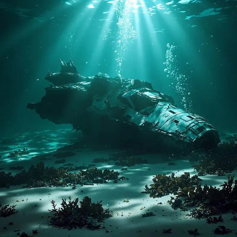Underwater Depth Cinematic Photography