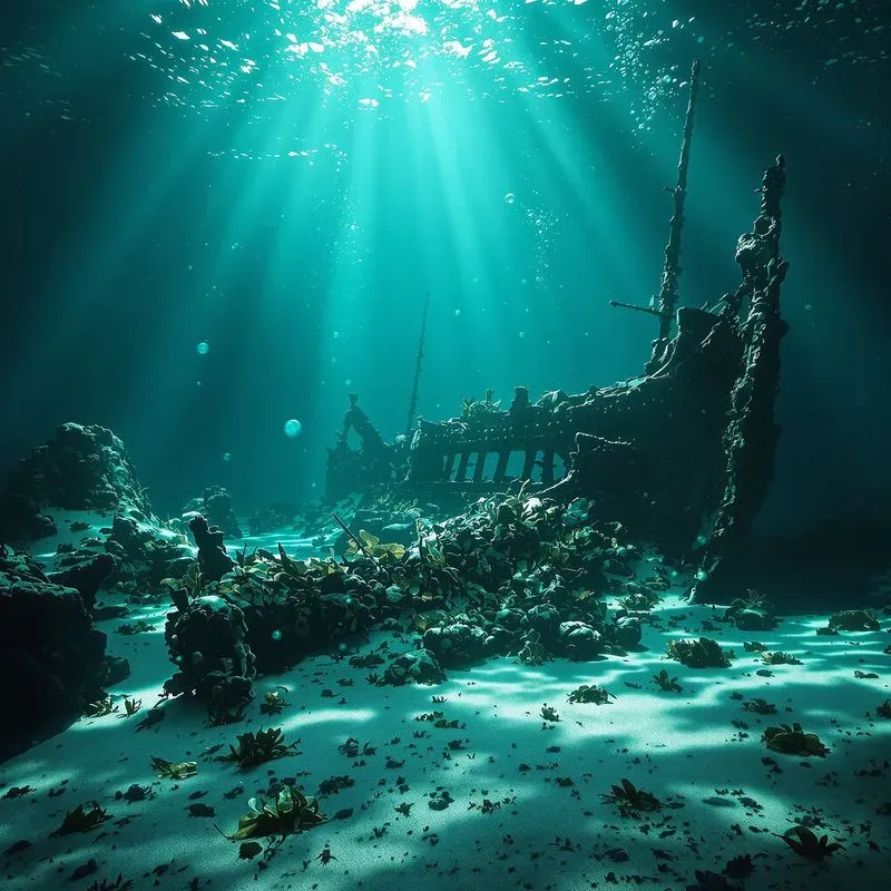 Underwater Depth Cinematic Photography