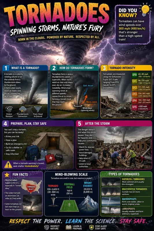 Colorful Educational Science Infographics