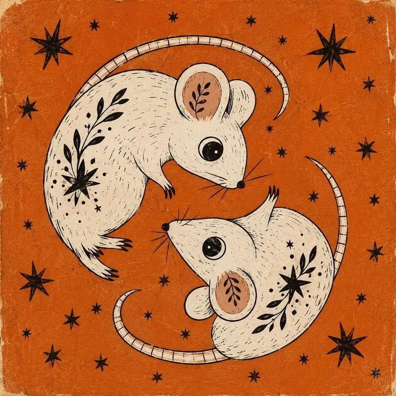 Whimsical Folk Animal Posters