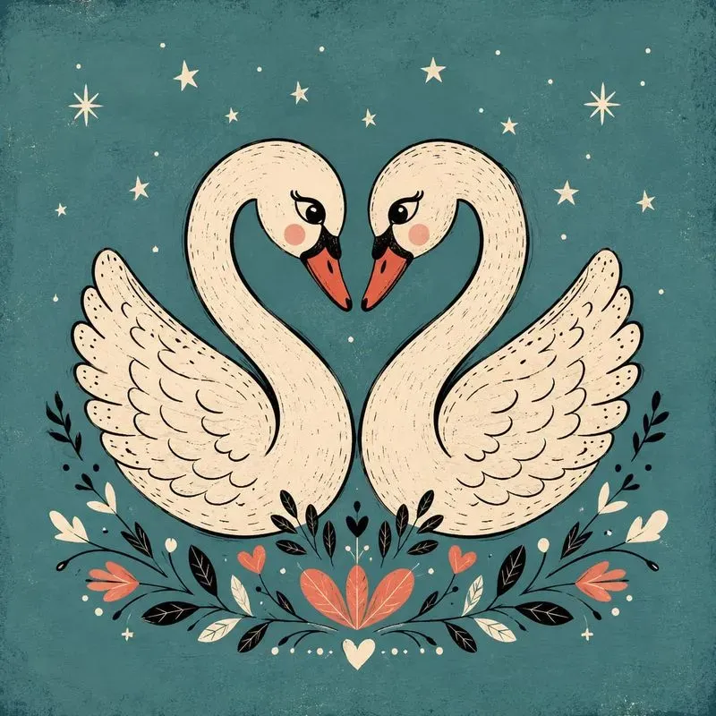Whimsical Folk Animal Posters
