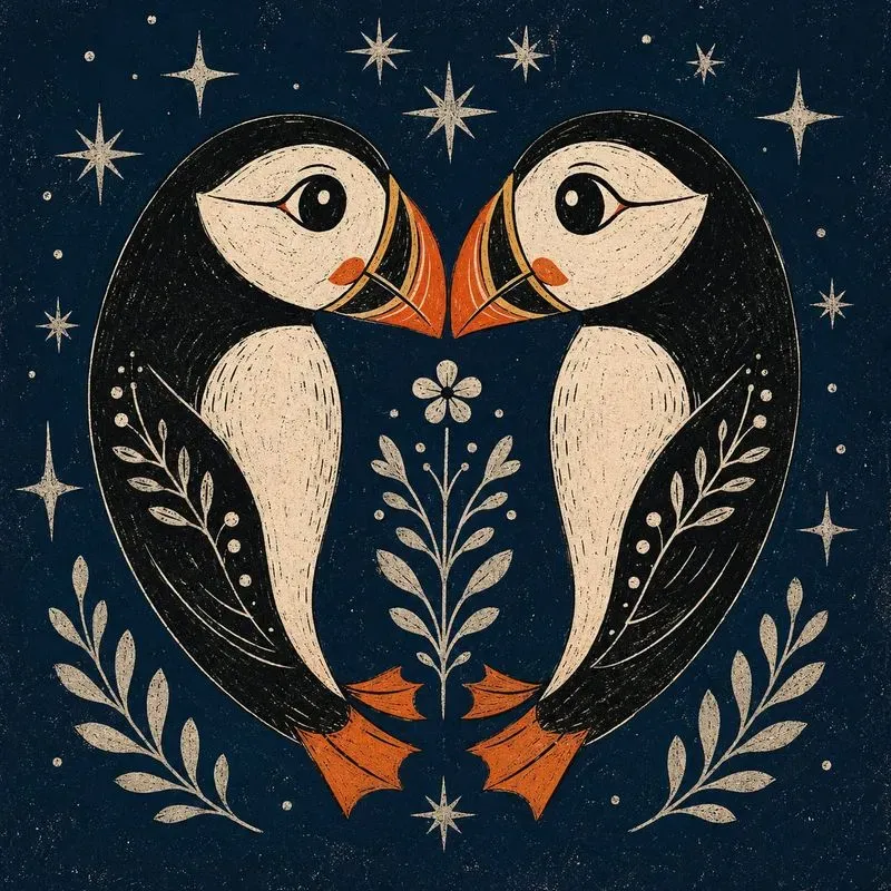 Whimsical Folk Animal Posters