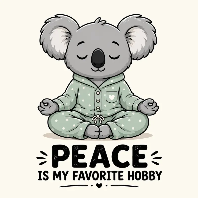 Peaceful Cartoon Quote Collections
