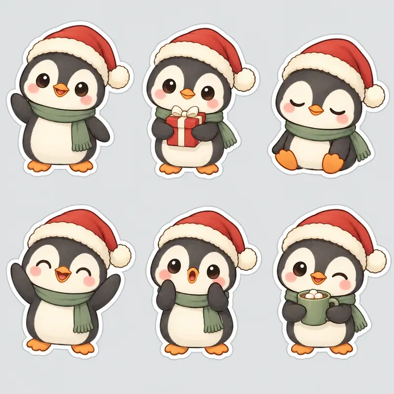 Kawaii Chibi Character Sticker Collections