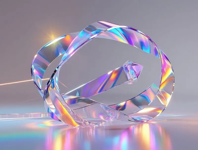 3D Holographic Crystal Glass Backdrops