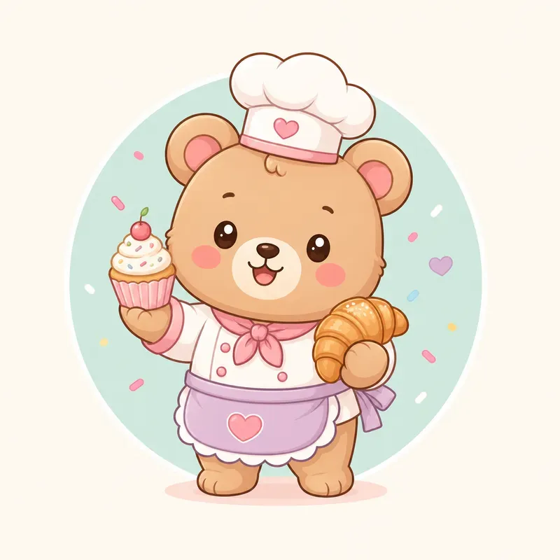 Pastel Mascot Logo Icon Generator