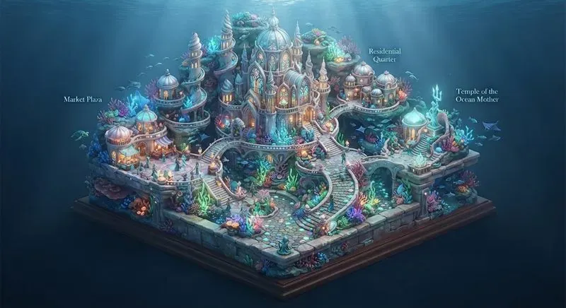 3D Isometric Fantasy Worlds