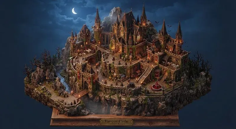 3D Isometric Fantasy Worlds