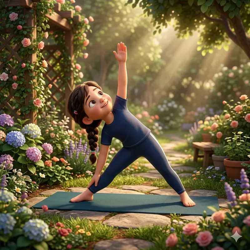 Pixar Inspired Wellness Yoga Art