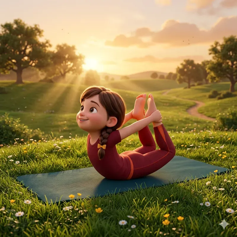 Pixar Inspired Wellness Yoga Art